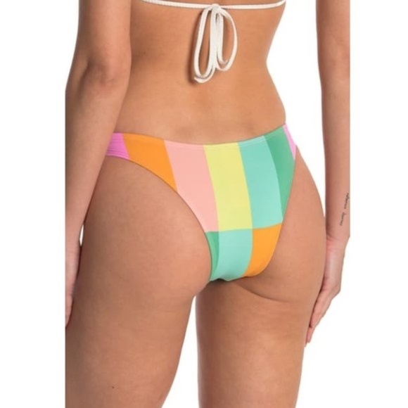 NWOT The Bikini Lab Prism Stripe French Bikini Bottoms - Picture 2 of 7